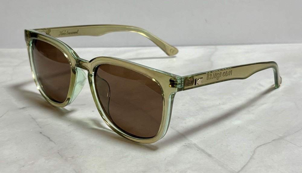 Knockaround PASO ROBLES Aged Sage/Amber Square Polarized Sunglasses 51-20-139