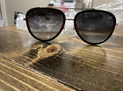 Gucci 0062S_003 Grey Gradient Lens Pilot Sunglasses – Green/Gold