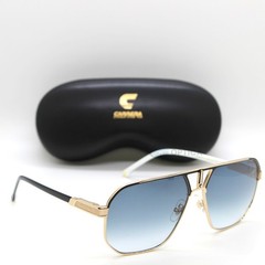 NEW Carrera 1062/S Sunglasses Metal Navigator Black Gold Frame / Blue – 2M2 62mm