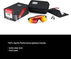 100% SE Racetrap 3.0 Performance HD Sunglasses Sport Eyewear Movistar White