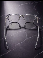 Luxury Gothic Eyeglass Frames Retro Clear Half Rim Cross Men Women Eyewear Glass