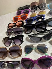 Lot of 71 Mixed Sunglasses & Frames Men’s Women’s Kids Assorted Styles Sizes Col