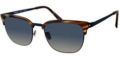 Modo Polarized Havana Square Browline Titanium Sunglasses MS460SHVN0053 – Japan