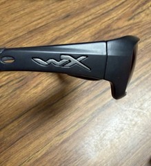 Wiley X Gravity Wrap Sunglasses Black Frame Gray Tinted Lenses WX Z87-2+