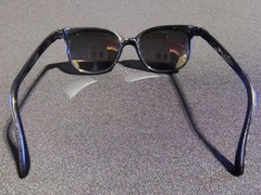 Vintage Bollé 396 D Sunglasses Black Nylon / Pink Mirror Spectra Acrylex France