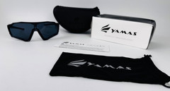Yamas Sport Sunglasses YS1047S Smoke Gray Non Slip Nose Pads Hiking, Running