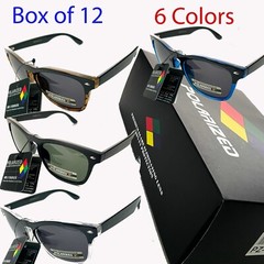 Sunglasses Men BOX 12 POLARIZED Women Sport American Classic Fashion Driving Lot