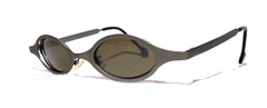 LA Eyeworks Retro Sunglasses Frames 96 Celebrity Fashion NOS “Ruby” Gunmetal 496