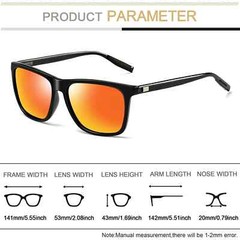 Unisex Sport Polarized Sunglasses Men Women Square Fishing Driving Glasses New
