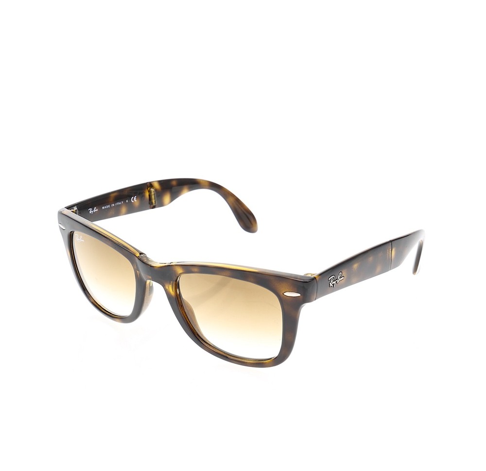 Ray-Ban Standard 50mm Folding Brown Wayfarer Sunglasses R1571