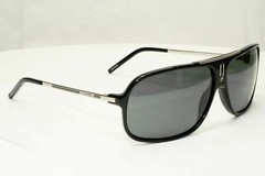 Carrera Polarized Sunglasses Black Smoke Pilot Mens Designer COOL CSARA Sport