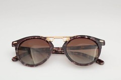 Wmp Skyler Beige/Tort/Brwn Round Polarized Sunglasses 47-25-144