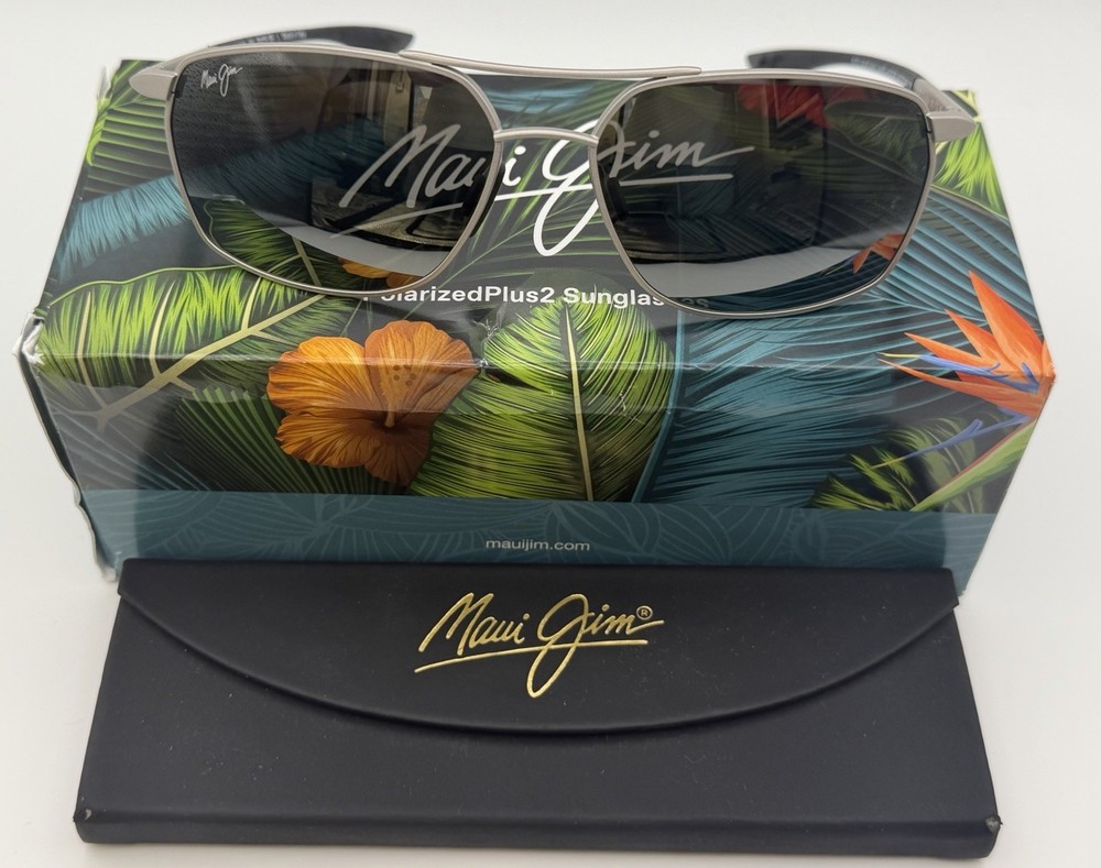 Maui Jim 857-17 Puu KukuI – Silver Frame / Neutral Grey Lens (58mm)