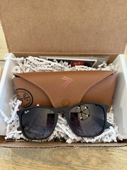 Ray-Ban Chris RB4187 622/8G Matte Black Sunglasses 54mm NEW w/ Case