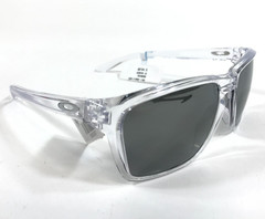 Oakley Sunglasses Sylas OO9448-2957 Polished Clear Frames w/ Prizm Black Lenses