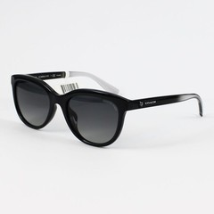 Coach Designer Sunglasses HC8285U Signature Workmark Square Black Gray Gradient