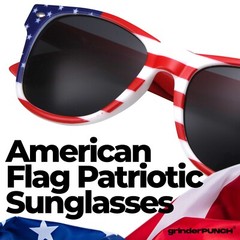 2 Pairs Bulk American Sunglasses USA Flag Classic Patriot