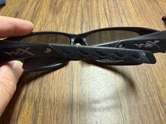 Wiley X Gravity Wrap Sunglasses Black Frame Gray Tinted Lenses WX Z87-2+