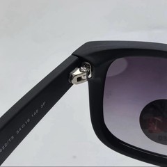 RayBan Justin RB 4165 622/T3 55mm Polarized Black Frame Gradient Sunglasses