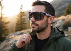 Oversize Sporty Wrap Around Large SUNGLASSES For Men Patriotic American USA Flag