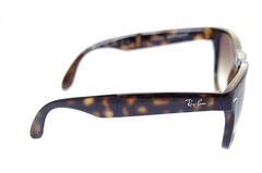 Ray-Ban FOLDING WAYFARER Mens Womens Sunglasses RB4105 710/51 54mm BROWN HAVANA