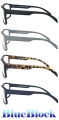 Blue Light Blocking Glasses Computer Gaming Flat Top Vision Care Protection