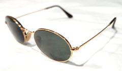 Ray Ban RB3547N 001 NO Lenses Gold Metal Round Sunglasses Frame 51-21 145