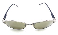 Serengeti 6793 Gunmetal Gray Black Round Oval Sunglasses Gray Lens Italy Unisex