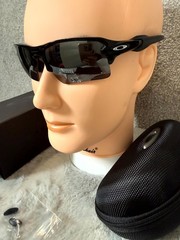Oakley Flak 2.0 XL OO9188-7259 Men’s Polished Black Sports Sunglasses Half Rim