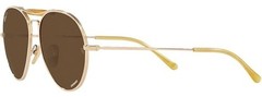 🔥 RAY-BAN Pilot TITANIUM POLAR CHROMANCE Round Sunglasses – RB8063 M 55-16mm