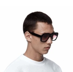Vintage Frames (VF) Company Geometric Oversized, Black Acetate XXL