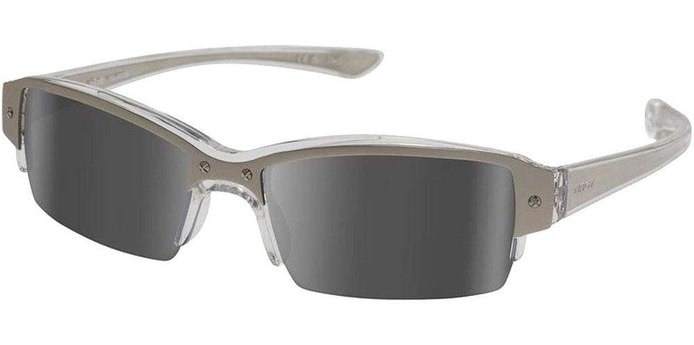 Revo NRGY by J Balvin Ad Astra Polarized Semi-Rimless Rectangle Sunglasses