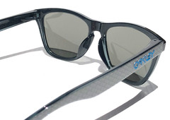 NEW Oakley Frogskins Silver Checkbox POLARIZED Galaxy Chrome Sunglass 9245-59