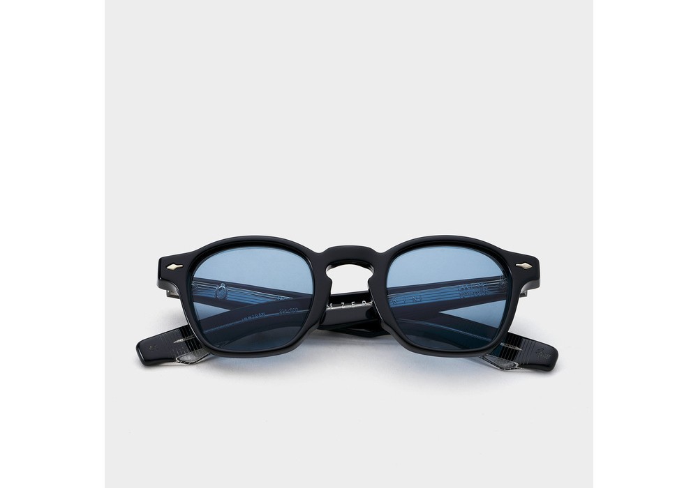 [A+, Size 44mm] Jacques Marie Mage Zephirin Titan Silver Sunglasses Black