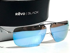 Revo AIR 1 Shiny Chrome POLARIZED PHOTOCHROMIC Blue Water Sunglass 1190 03 BLP