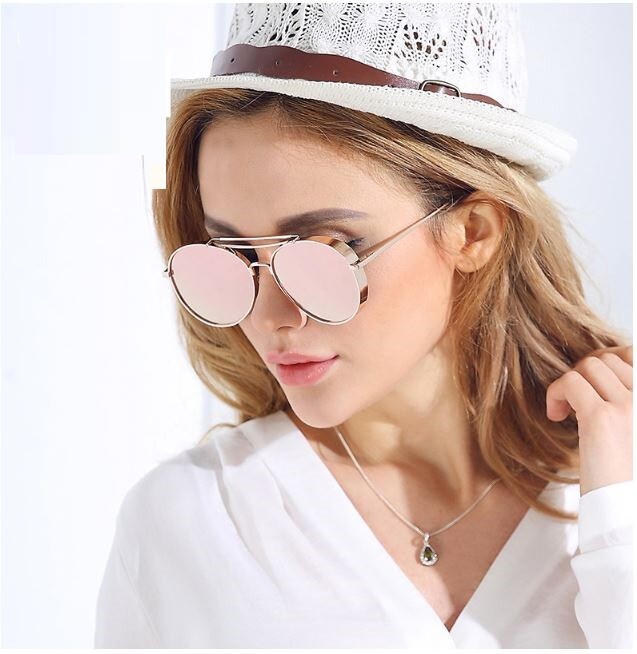 Sunglasses Mens Womens Thick Frame Oversized Round Oval Pilot Fashion Designer