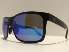 Maui Jim MJ 432-2M RED SANDS Black/Blue Mirror Hawaii Polarized Sunglasses Japan