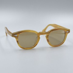 Brand Men Brown sunglasses brown glass lens glasses johnny depp blonde glasses