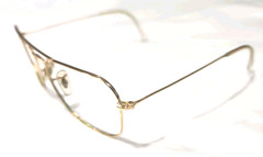 Ray Ban RB3136 Caravan 001 No Lenses Gold Metal Sunglasses Frame Only 55-15