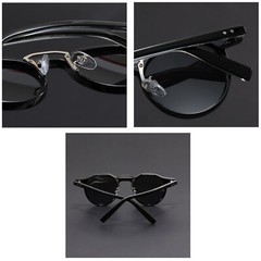 Unisex Round Punk Fashion Sunglasses Retro Driving Traveling Shade Glasses UV400