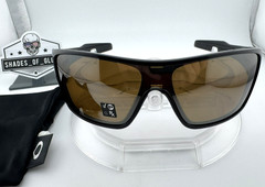OAKLEY TURBINE ROTOR BLACK W/ TUNGSTEN IRIDIUM POLARIZED SUNGLASSES OO9307-06