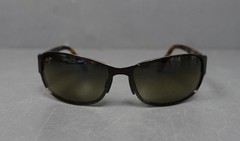 Maui Jim 244-20 Brown/Tortoise Arms/Brown Lenses Wrap Around Sunglasses Italy