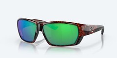Costa Del Mar Tuna Alley Tortoise/Green Mirror 580P 62 mm Polarized Sunglasses