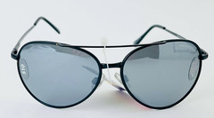 Famous Maker Sunglasses For Men Aviator 100% UV Protection, Black / Gray, (NEW )