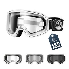 Photochromic Dirt Bike Goggles – Anti-Fog HD Lens, UV Protection, OTG Fit