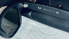 Original Ray-Ban Wayfarer Rb2132 Blue Mirror Flash 622/17 Sunglasses Justin