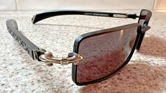 VTG Chrome Hearts LIVING PROOF II Sunglasses,Matte Black,Embossed Cross Temples