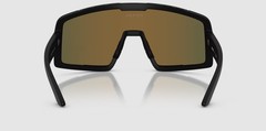 PRADA ROSSA PS B07S 1BO70U Matte Black Dark Brown Mirror 44 mm Men’s Sunglasses