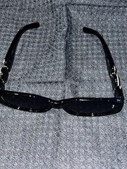 Designer Style Sunglasses Black Gold Monogram Famous High End Shades