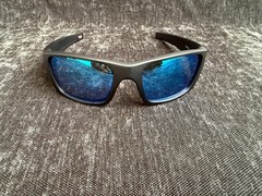 Oakley sunglasses Gascan steel Black frame Prizm Blue Polarized lens OO9096-01